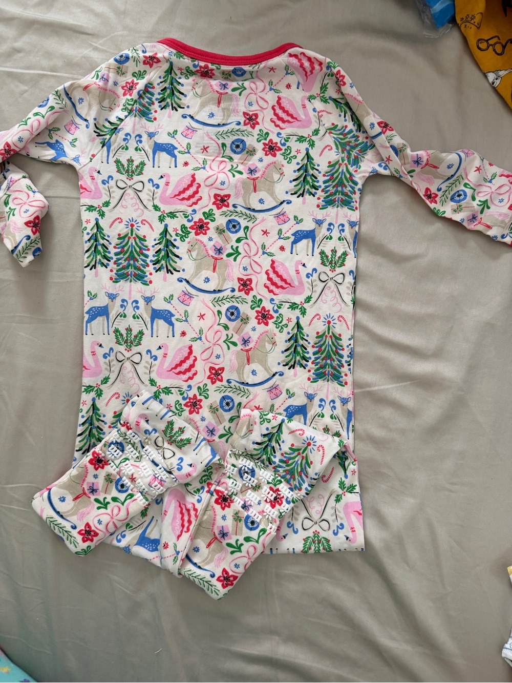 NWOT Magnetic Me Christmas Modal convertible footies- 12-18M - Picture 2 of 5